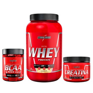 BCAA 2044 90caps, Nutri Whey 907g Baunilha
