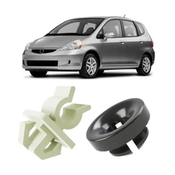 Kit Grampo Vareta Haste Capô Honda Fit 03 04 05 06 07 08