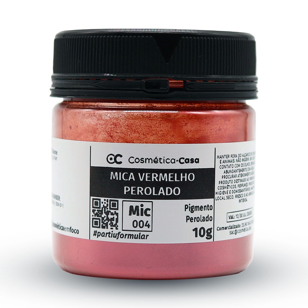 Mica Vermelho Perolado (Ruby Red / Vermelho Ruby) - Pigmento Perolado Mineral para saboaria artesanato cosmético em Oferta na Shopee