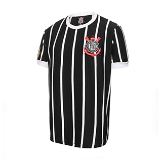 Camisa Plus Size Retrô Corinthians Democracia 1982 Masculina