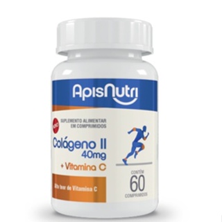 Colágeno Tipo 2 + Vitamina C 500mg 60 Comprimidos Apisnutri - SV
