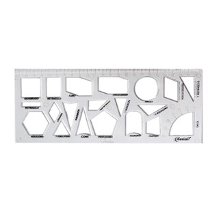 Régua geométrica 2600 Acrinil