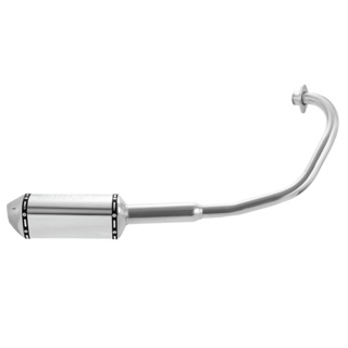 Escapamento Escape Moto Pro Tork Mini 3 Stamp Honda Fan 125 2009 Até 2015 Cromado Com Ponteira em Oferta na Shopee