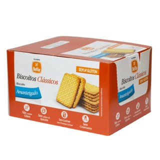 Biscoitos Clássicos Amanteigado Belfar sem Glúten. Display com 10 Unidades