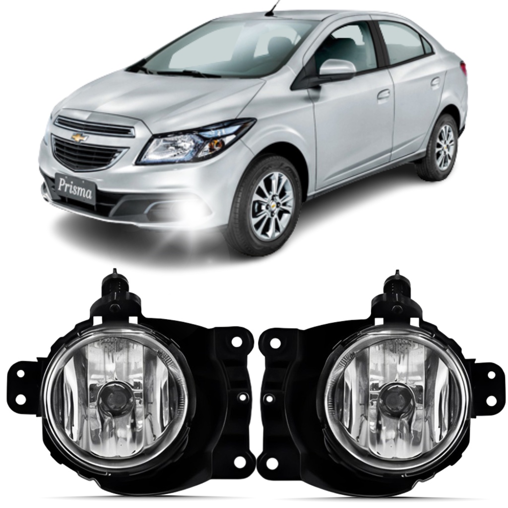 Farol Milha Chevrolet Prisma 2013 2014 2015 2016 2017 2018 2019 2020 em Oferta na Shopee