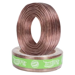 Fio Polarizado Paralelo Cristal Flexível 100% Puro Cobre-Rolo de 100 Metros/2x1,50mm Technoise