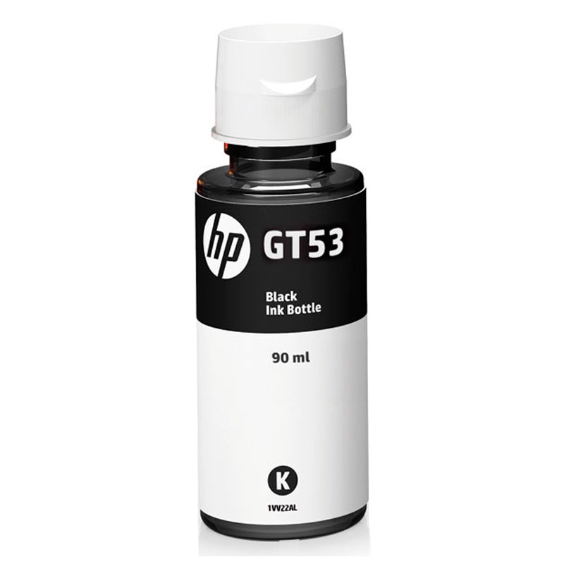 Garrafa de tinta HP GT53 Original 1VV22AL Preto p/ Smart Tank 519, 530, 615