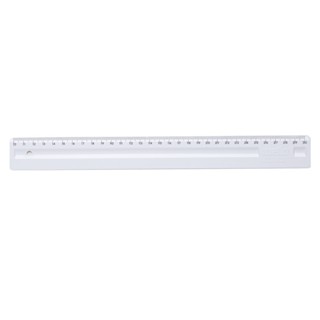 Régua plástica 30cm Branca 3111.E Dello