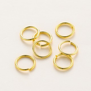 ST.kunkka200pcs 3-10mm 18K Cor Retenção Colarinho Plano Dourado real Aberto Sem Desbotamento Anéis De Conexão São Usados Na Produção De Colares De Pulseiras