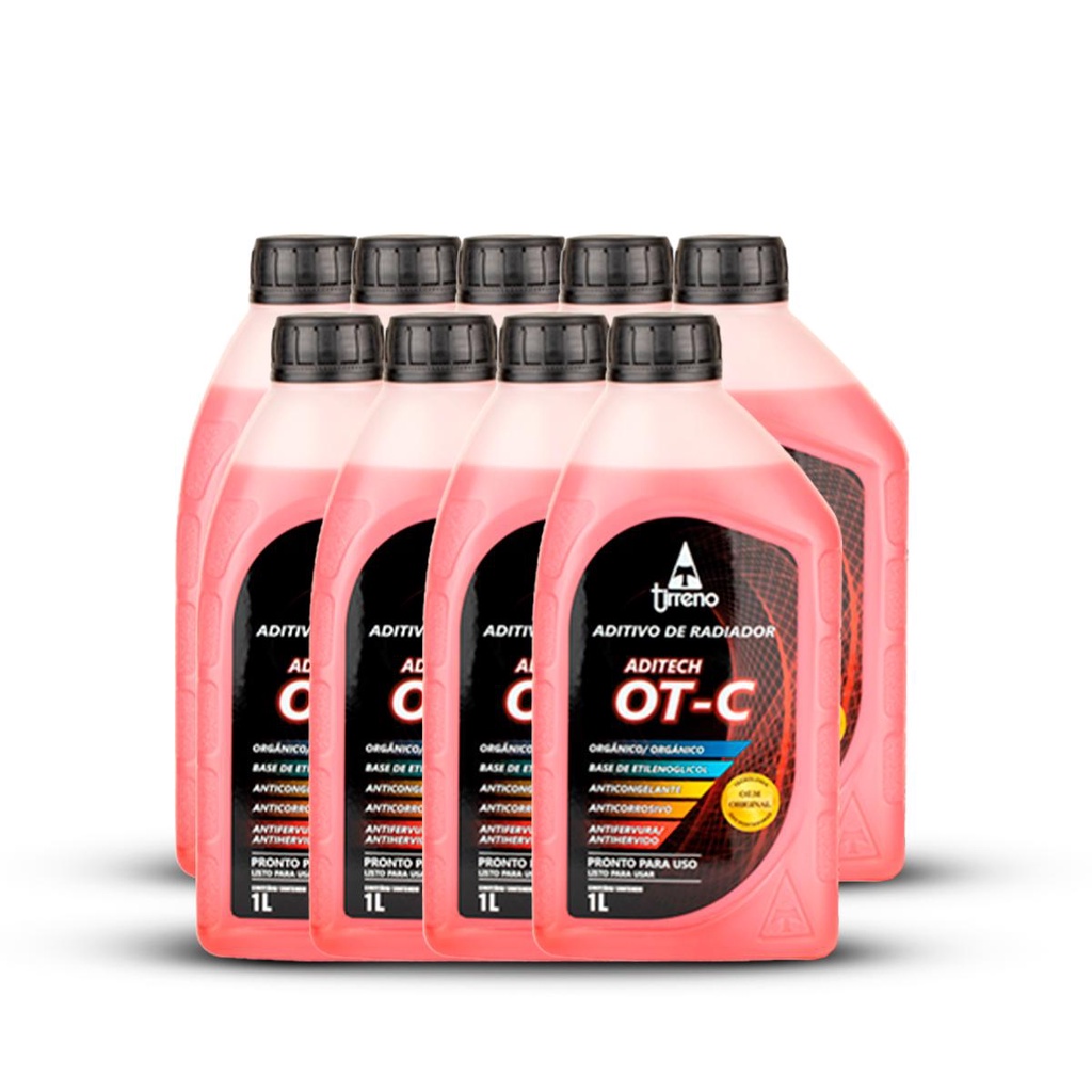 Kit Aditivo Radiador Pronto Uso OT-C Homologado 09 unds