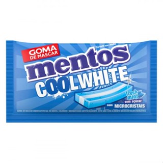 Goma de Mascar Zero Açúcar Sabor Fresh Mint Mentos Cool White 8,5g