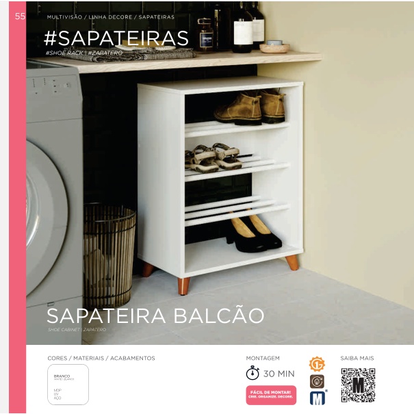 Sapateira Balcao Armário Sapatos Movel Guardar Sapatos, Armarinho Tenis, Movel Sapateira, Hall de Entrada, Movelzinho Pra Chapelaria, Sapateira Vertical Mdf, Bau Sapateira