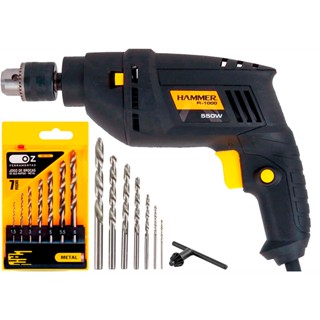 Furadeira De Impacto Hammer 3/8 Pol 10mm 550w 110v