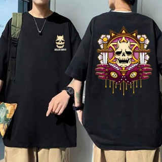 Camiseta Básica Jojo Bizarre Killer Queen Anime
