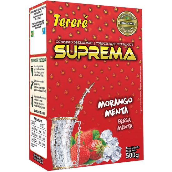 Erva Mate para Tereré Suprema - Morango Menta