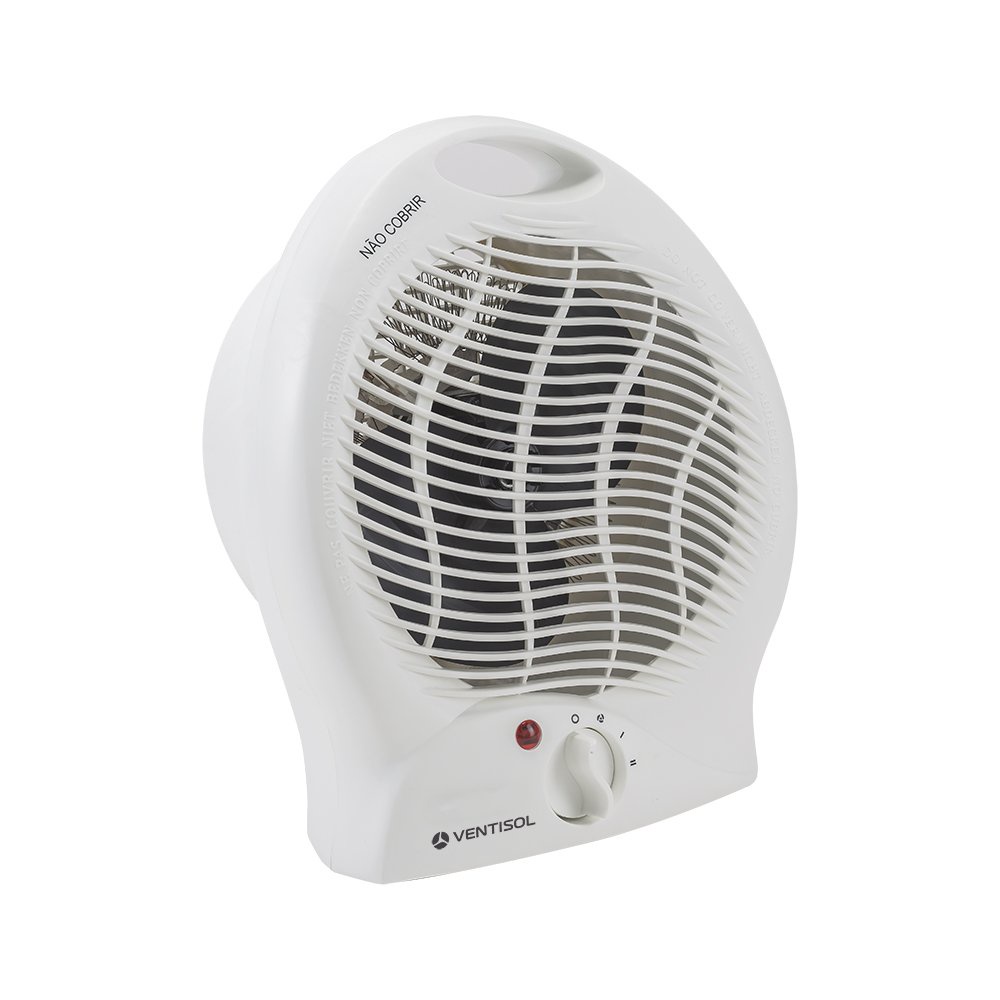 Aquecedor De Ar Elétrico Portátil Doméstico Termo Aquece E Ventila Ambientes Internos Para Inverno Ventilação Termoventilador Ventisol