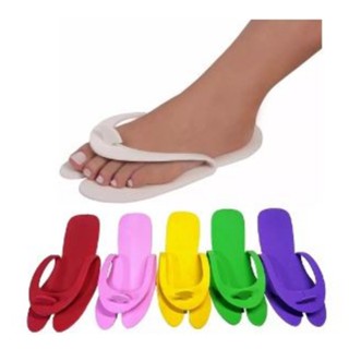 CHINELO DESCARTÁVEL EVA PARA PEDICURE SPA HOTEL COM 10 PARES SANTA CLARA