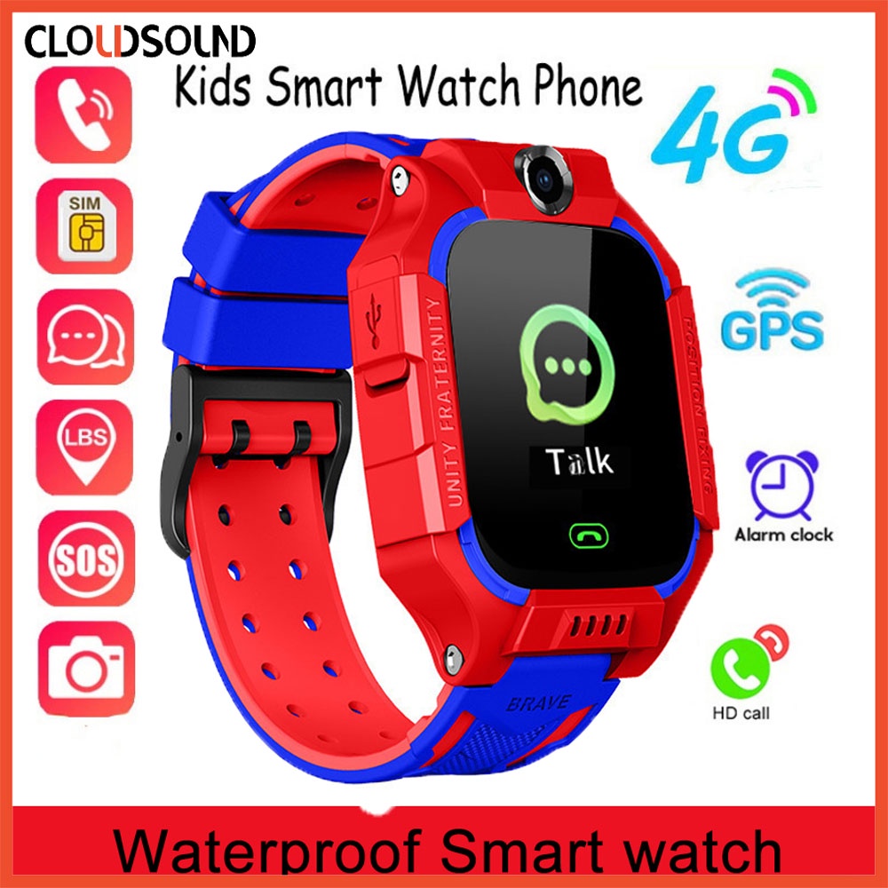 2023 Novo Smart Kids watch Gps Call Message Card Sim Smartwatch Relógio Inteligente À Prova D'água Para Crianças S0S Photo Remote Sistema IOS Android