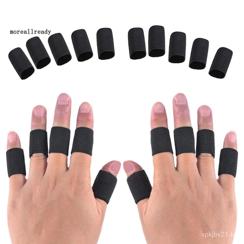 Foi 10 pcs protetor elástico para dedo/artrite/esportes/ajuda/direita 89K9 em Oferta na Shopee