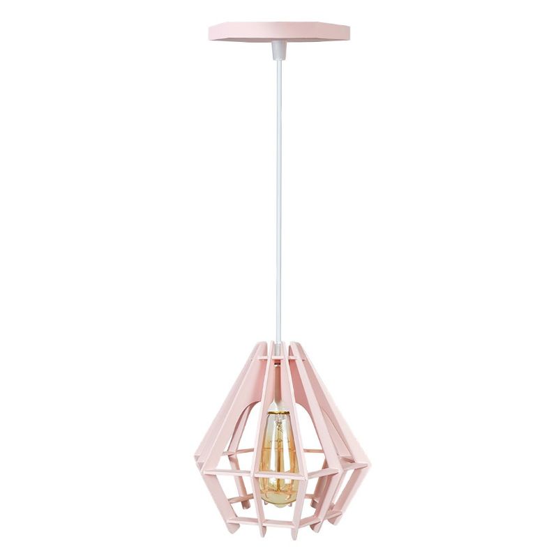 Lustre luminaria de teto pendente Iluminação Rosa - Para Quarto infantil de meninas e etc.... em Oferta na Shopee