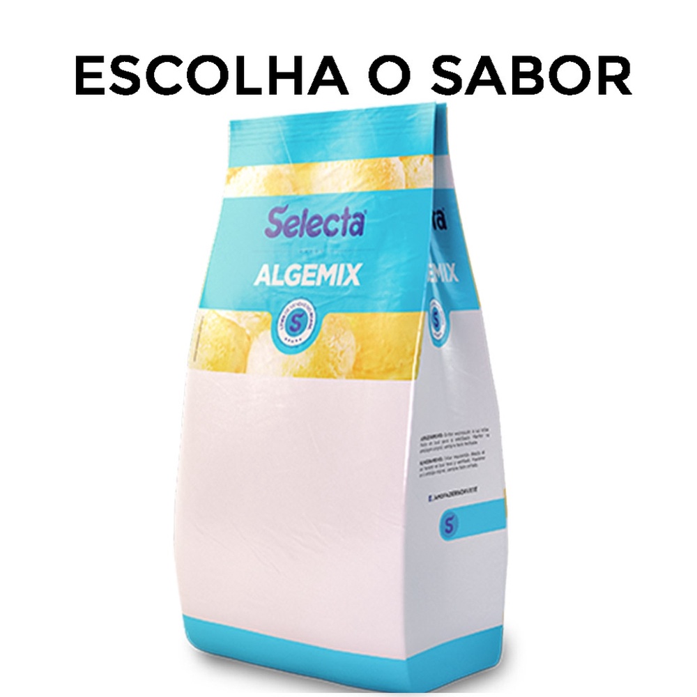 Algemix Pó para Sorvetes e Gelados Escolha o Sabor 1kg- Selecta