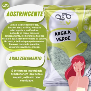 Argila Verde - 100g - P&P