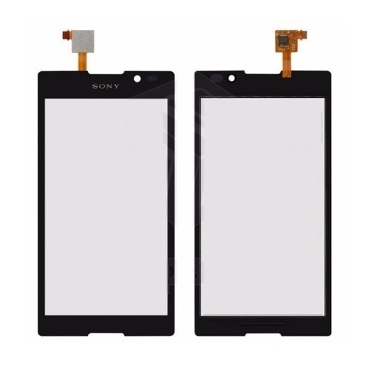 Vidro Tela Touch Screen para Sony Xperia C C2304 C2305 Preto - ENVIO IMEDIATO