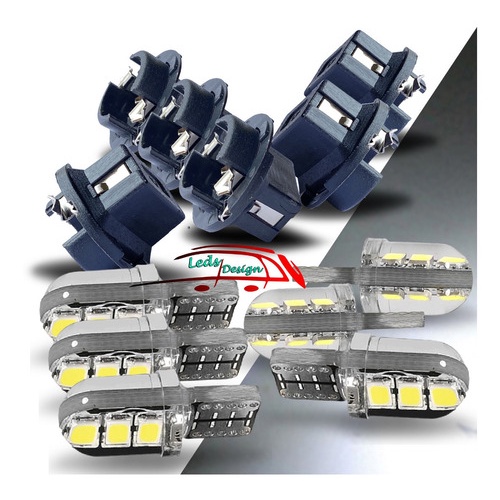 6 Lâmpadas + Soquete Led Painel Branco Opala Caravan 2.5 4.1