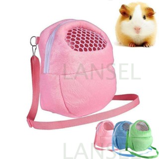LANSEL Porta-Malas Para Animais De Estimação Pequenos Sacos Quentes Viagem Gaiola Coelhos Nova Guinea Pig Outdoor Chinchilla Hamster Bolsa De Transporte/Multicolor