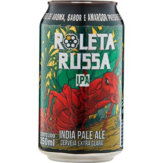 Cerveja Roleta Russa IPA Lata 350ml