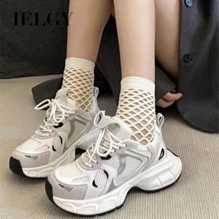 Tênis De Moda Feminina IELGY casual Leve E De Sola Grossa Respirável