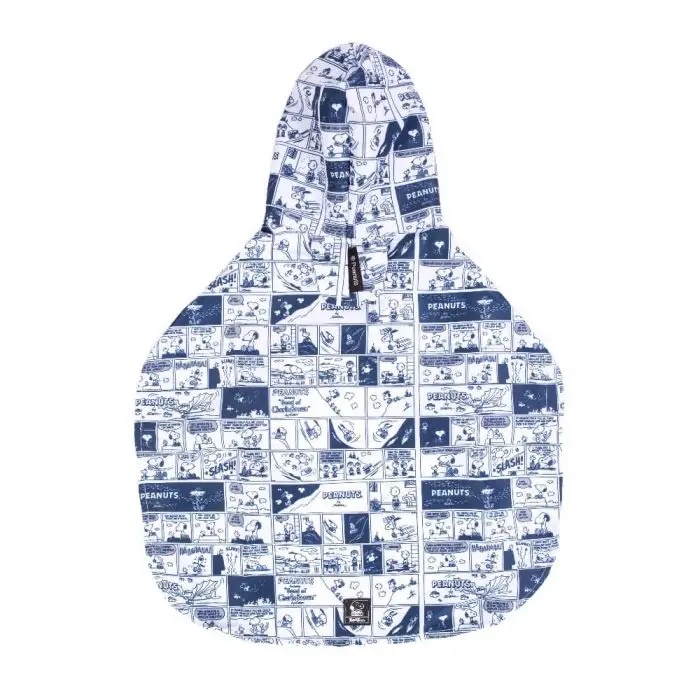 CAPA DE CHUVA ZOOZ SNOOPY TIRINHA BRANCO - M PARA PETS