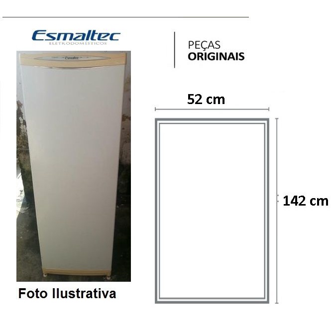 Borracha Geladeiras Esmaltec Er280 / Roc30 / Roc31 Colada