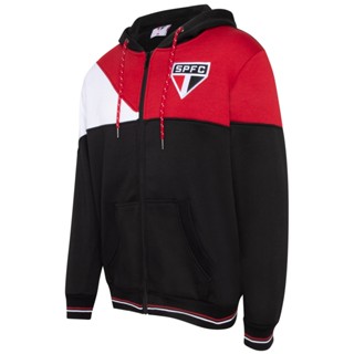 Jaqueta Moletom São Paulo Tricolor Masculina