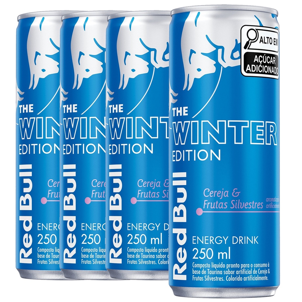 RED BULL Cereja e Frutas Silvestres Winter Edition 250ml 4x