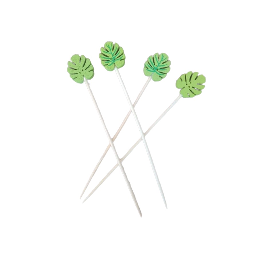 Palito Decorativo - Petiscos - Costela de Adão - 20 unidades - ArtLille - Rizzo