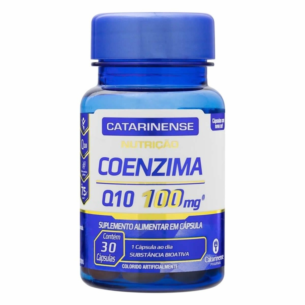 Coenzima Q10 100mg - 30 Cápsulas Soft Gel - Catarinense em Oferta na Shopee