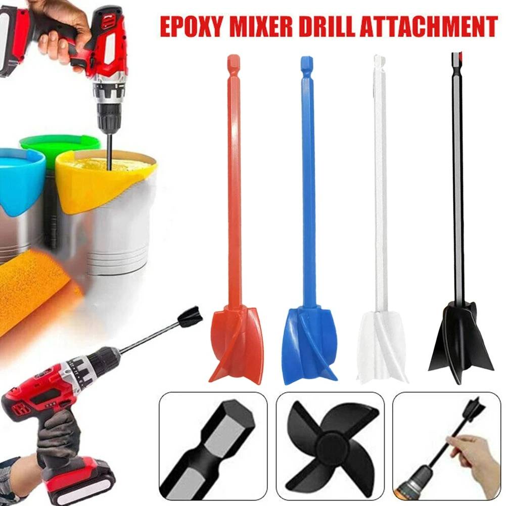 Pá Agitadora De Resina Epóxi/Misturador Elétrico Cabeça De Substituição De Acessório/Ferramentas Para Fazer Jóias De Bricolagem/Haste Tinta Plástica Líquido Misto & Pigmento
