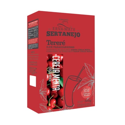 Erva Mate para Tereré Sertanejo - Cereja Menta