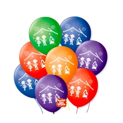 Balão Para Festa Junina São João - Sortido - 25 unidades - Balões São Roque