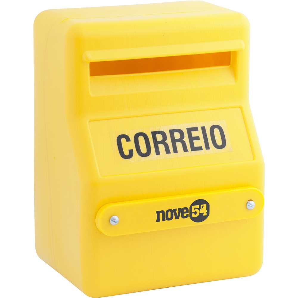 Caixa Para Correspondencia Plastia Correio Nove54