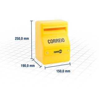 CAIXA CORRESPONDENCIA PLASTICA CPN0019 954