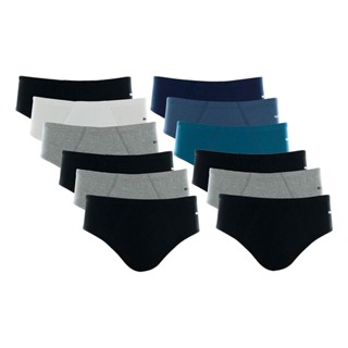 Kit com 12 Cuecas Slip Algodão Mash