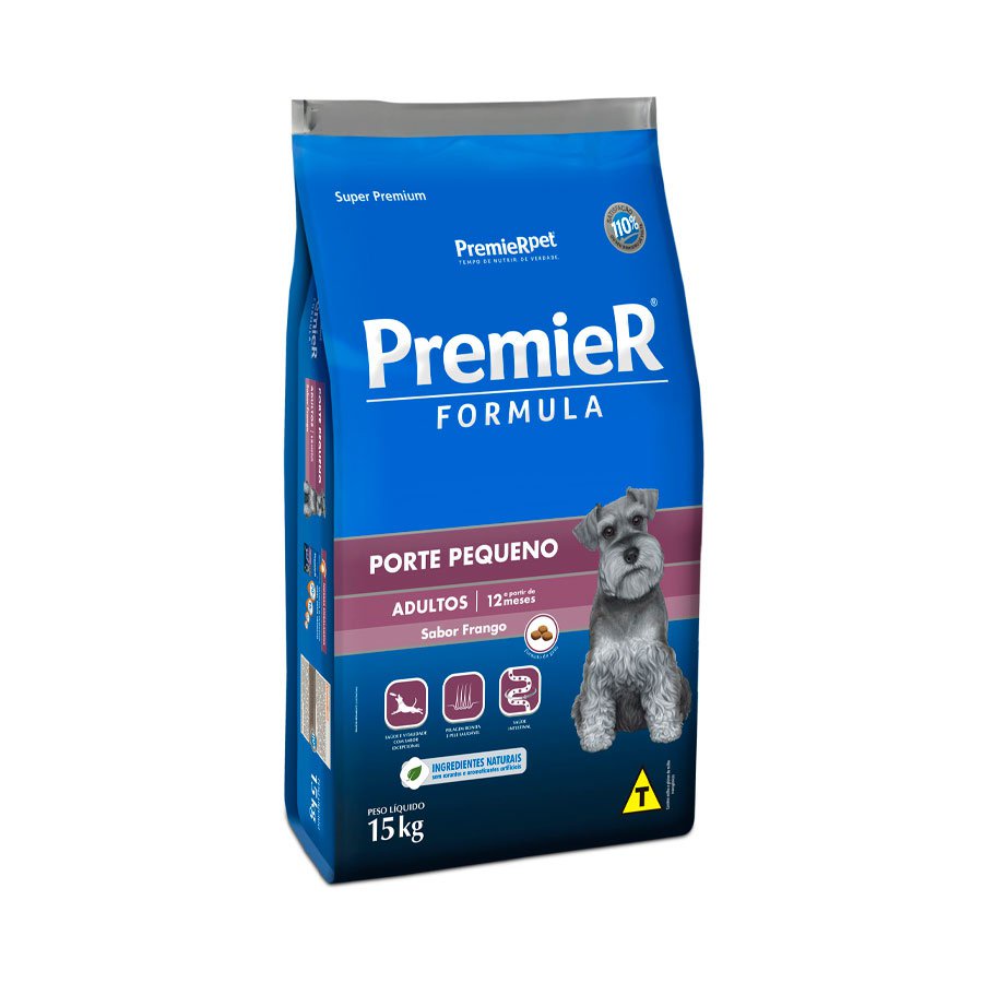 Ração Premier Fórmula Cães Adultos Porte Pequeno Frango 15kg - Pets
