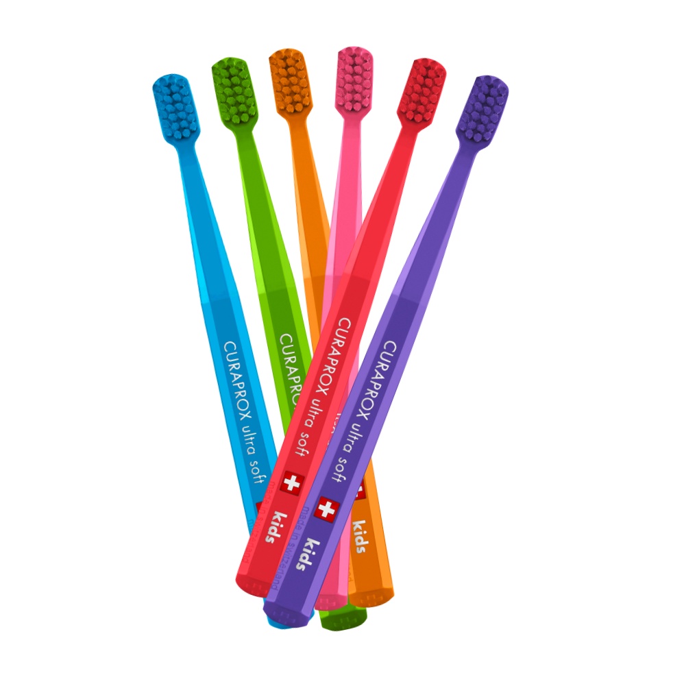 ESCOVA DENTAL CURAPROX INFANTIL KIDS ULTRA SOFT em Oferta na Shopee