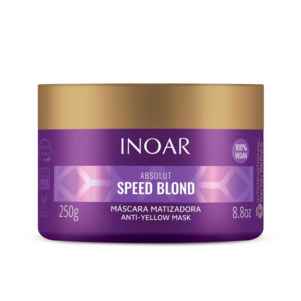 Máscara Violeta Absolut Speed Blond 250g Inoar
