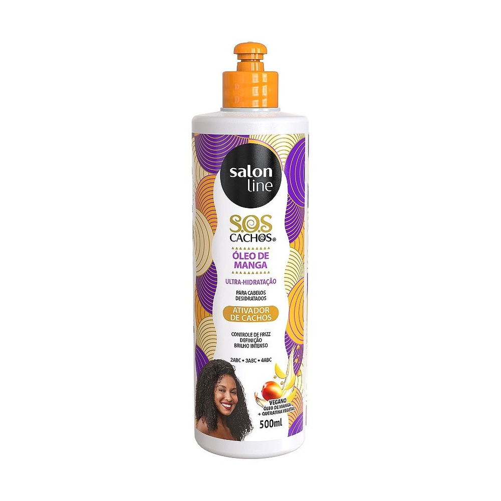 Ativador de Cachos SOS Cachos Óleo de Manga 500ml - Salon Line