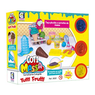 Massinha Modelar Coti Massa Cheiro Tutti Frutti Sorveteria