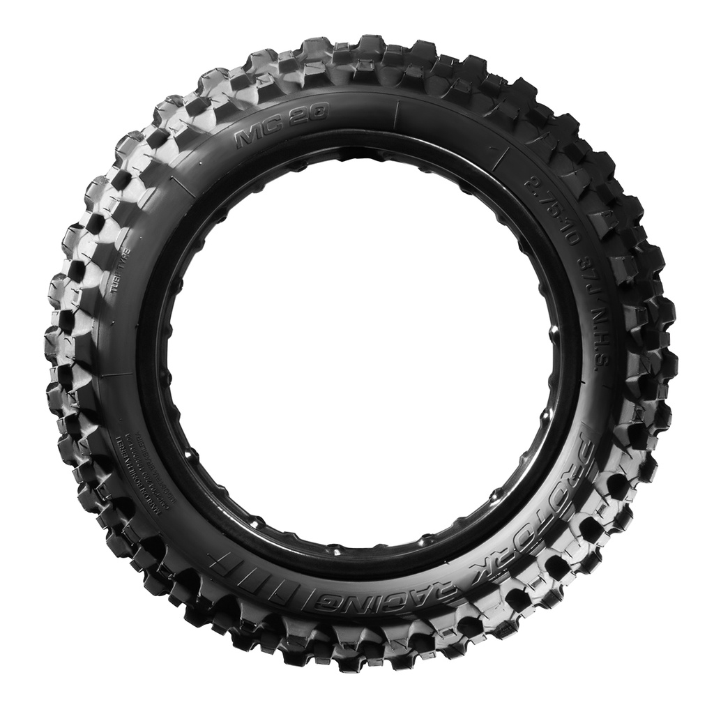 Pneu Traseiro 2.75-10 Pro Tork Mini Moto Mc 20 Peças Acessórios De Moto