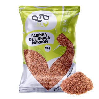 Farinha de Linhaça Marrom - 1Kg - P&P em Oferta na Shopee
